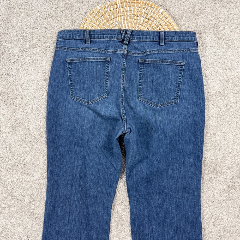 Duluth Trading Co Women's DuluthFlex Daily Denim Bootcut Jeans Mid Rise 16X33 - Picture 7 of 16